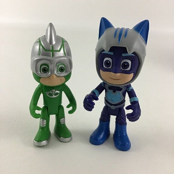 PJ Masks Dino Trouble Off Road Rescue Vehicle Action Figures Just Play Frog Box - Picture 2 of 8